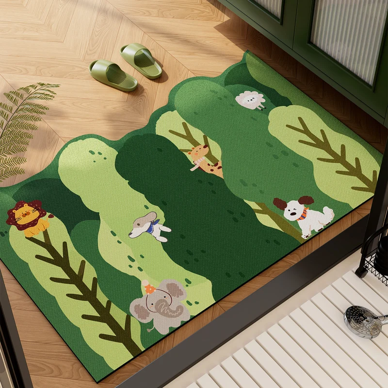 Cartoon Theme Welcome Mat