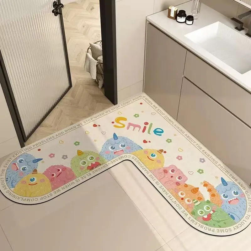 Cartoon Theme Kitchen Comfort Mat