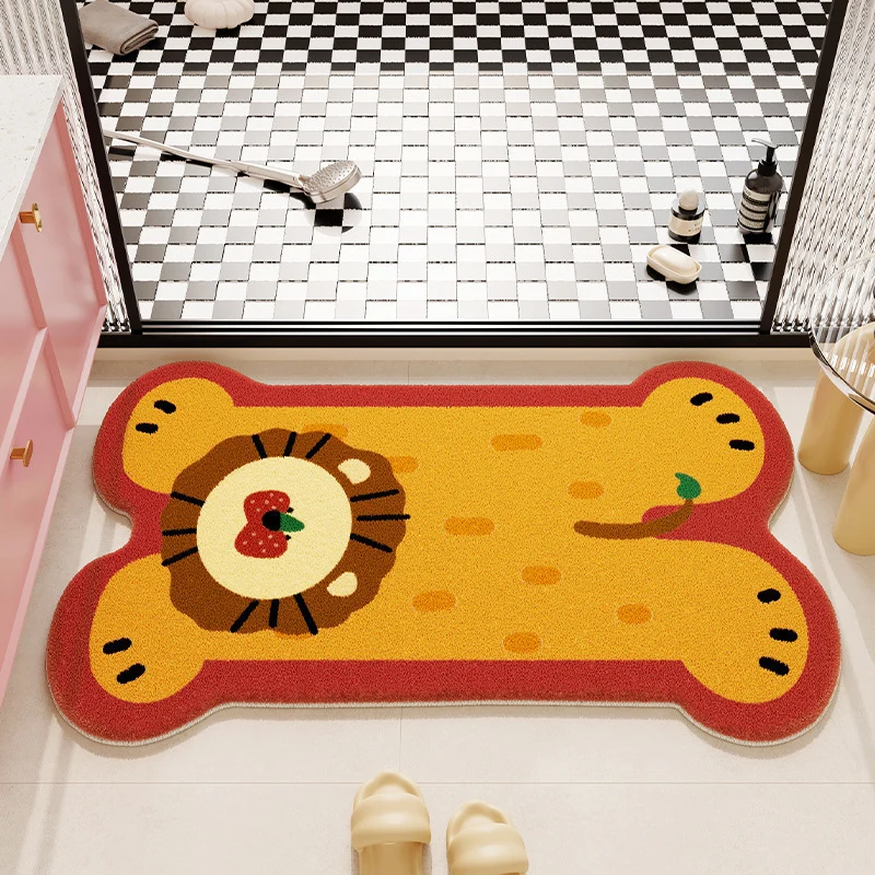 Cartoon Plush Bath Mat