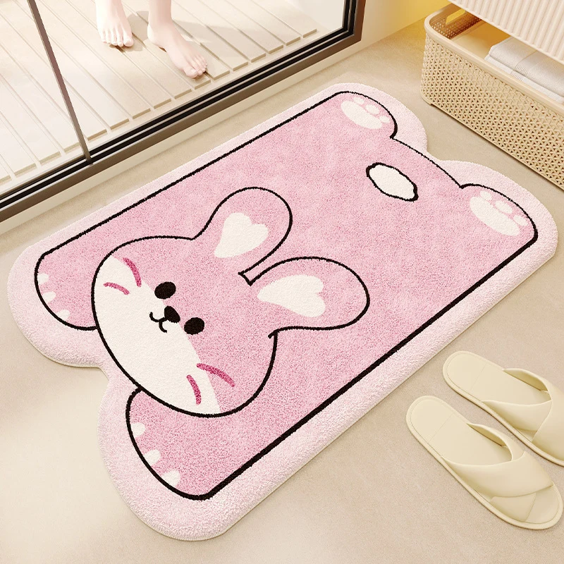 Cartoon Plush Bath Mat