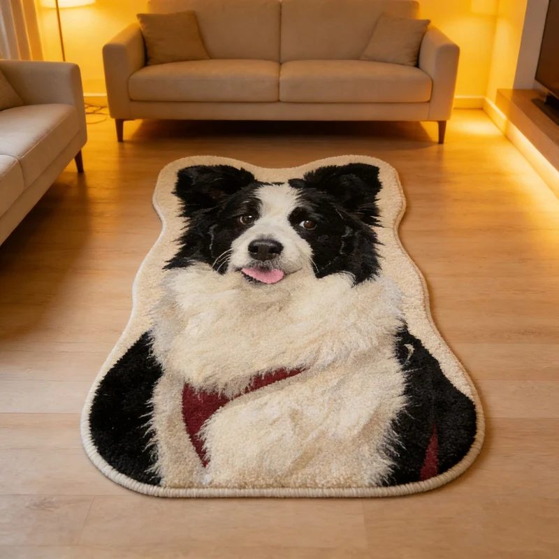 Cartoon Dog Theme Rug