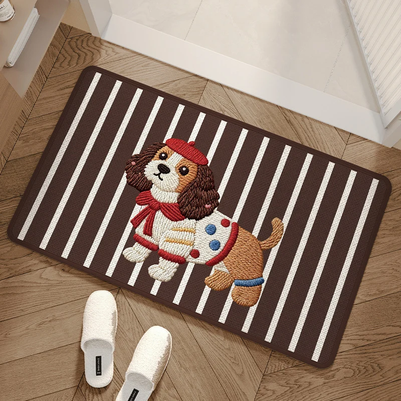 Cartoon Dog-Shaped Bath Mat