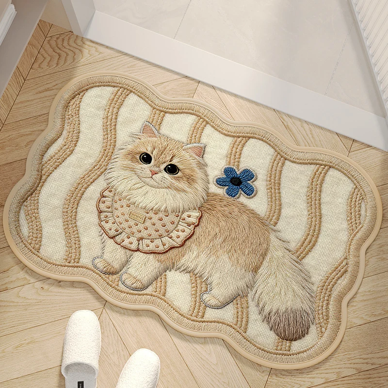 Cartoon Dog-Shaped Bath Mat