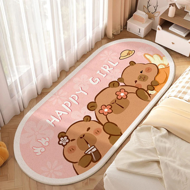 Cartoon Animal-shaped Plush Bath Mat