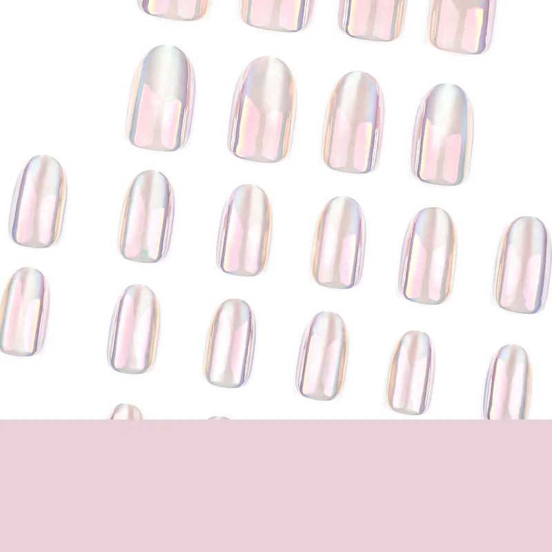 Trendy Nail Extensions with Shimmering Gradient Stornfield