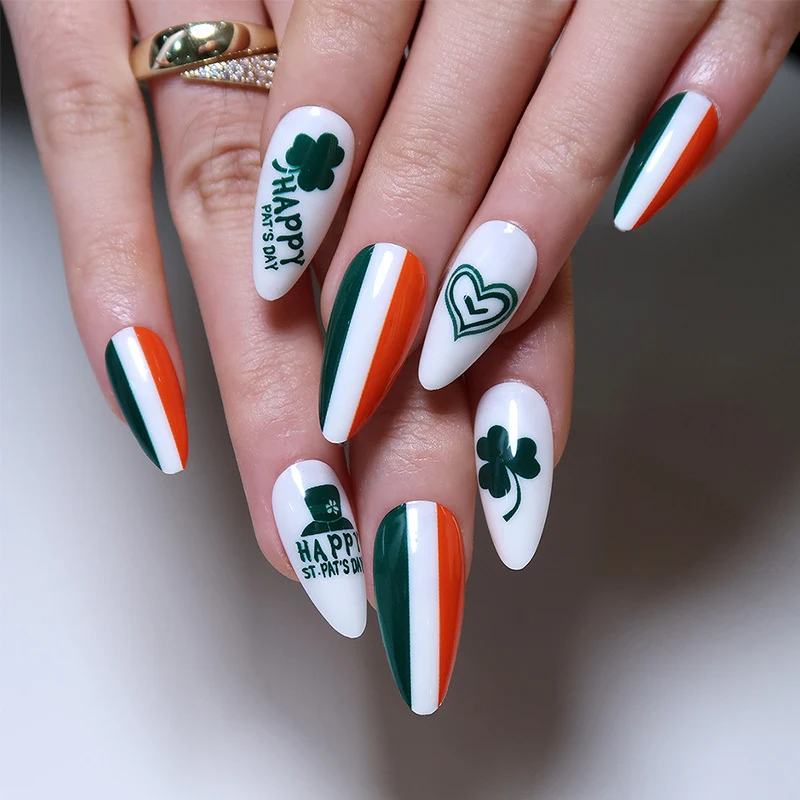 Trendy Nail Art in Irish Style Stornfield