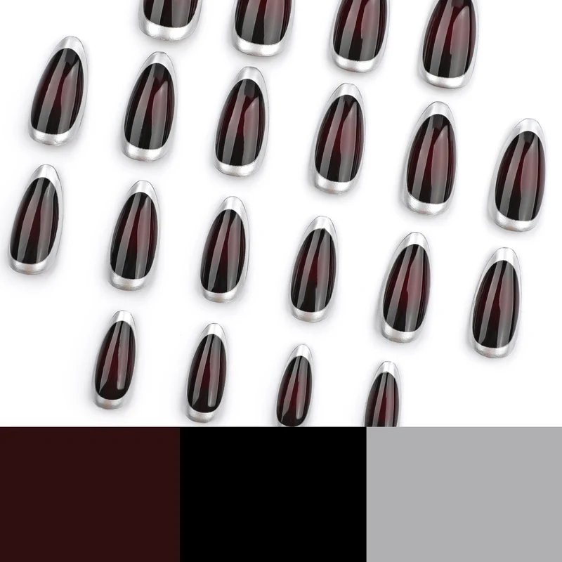 Stylish stiletto nails with elegant shine Stornfield