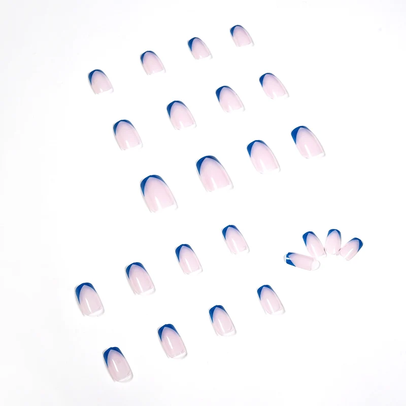 Stylish nail art with modern French tips Stornfield