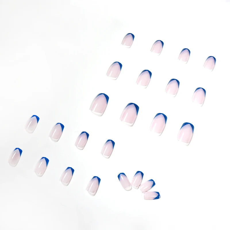 Stylish nail art with modern French tips Stornfield
