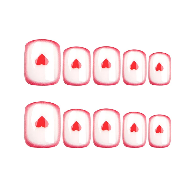 Nail art with romantic heart motifs Stornfield