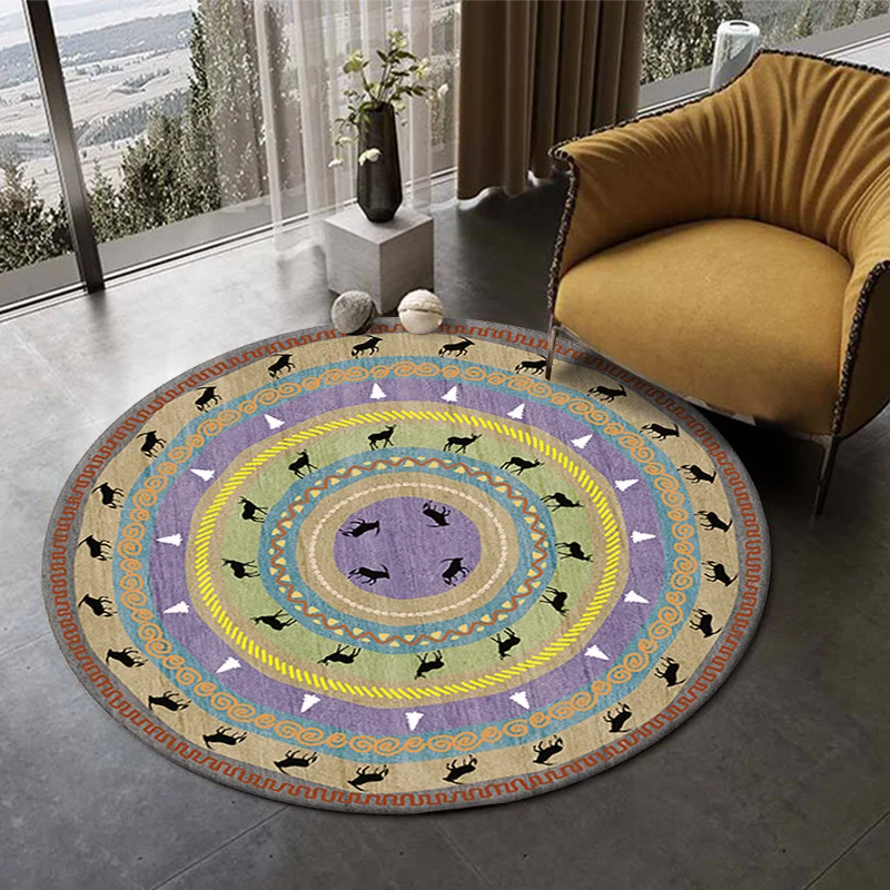 Artistic Round Carpet