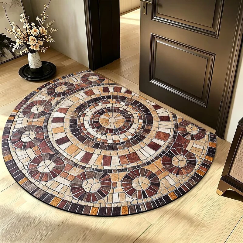 Artistic Mosaic Round Rug
