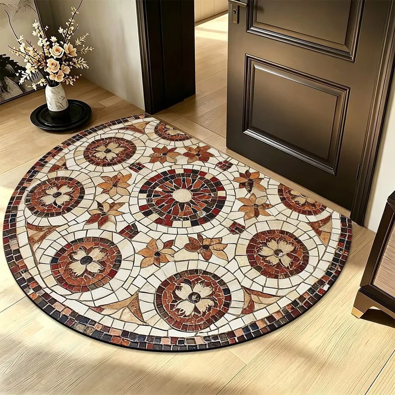 Artistic Mosaic Round Rug