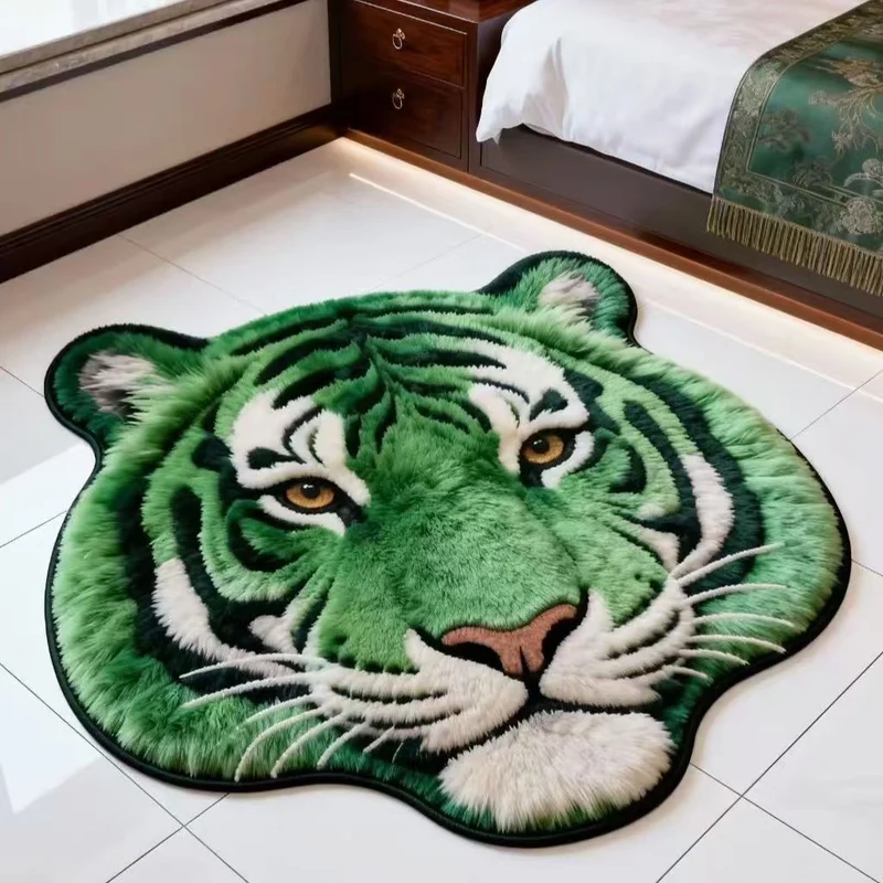 Animal-shaped Plush Rug