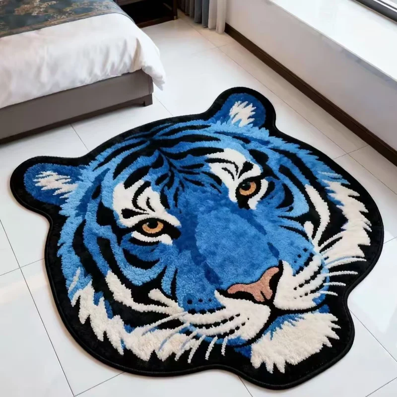 Animal-shaped Plush Rug