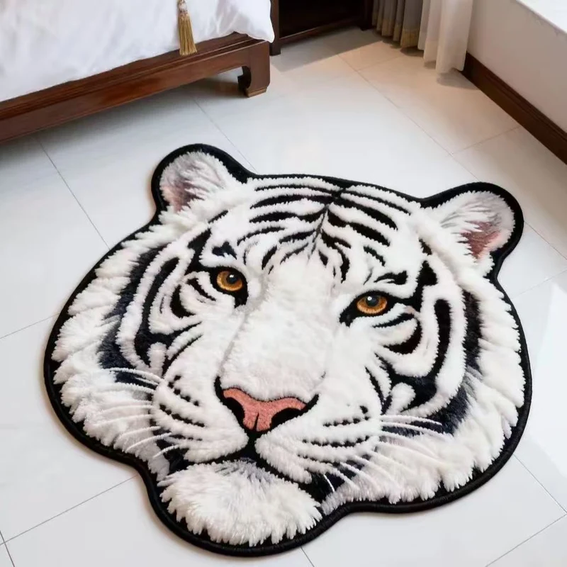 Animal-shaped Plush Rug