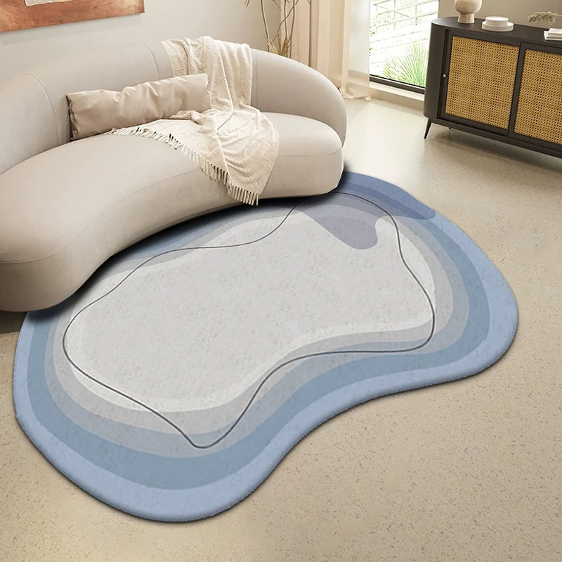 Abstract Wave Design Area Rug
