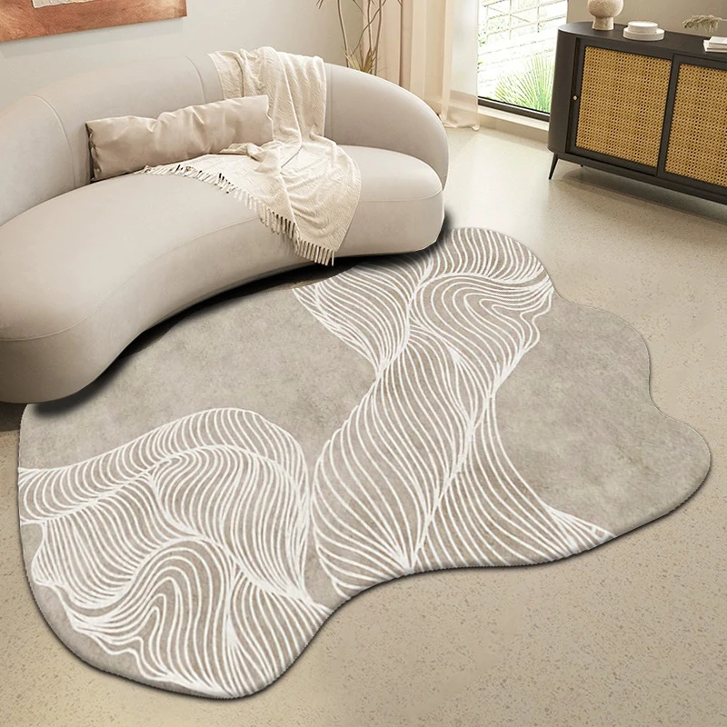 Abstract Wave Design Area Rug