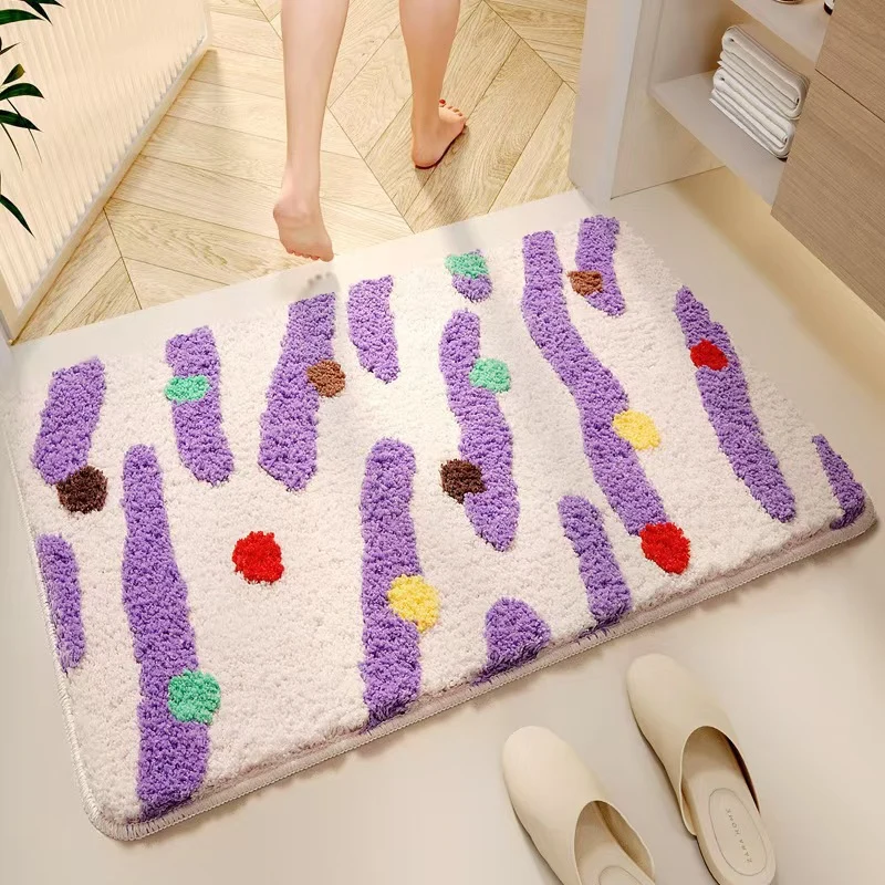 Abstract Pattern Bath Mat