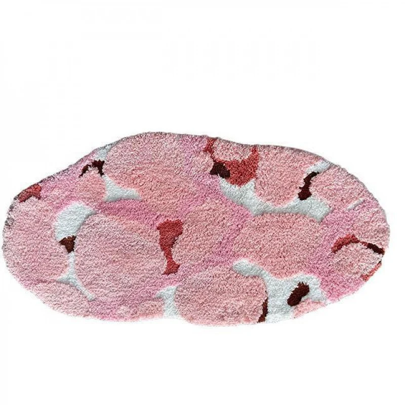Abstract Mountain-shaped Rug