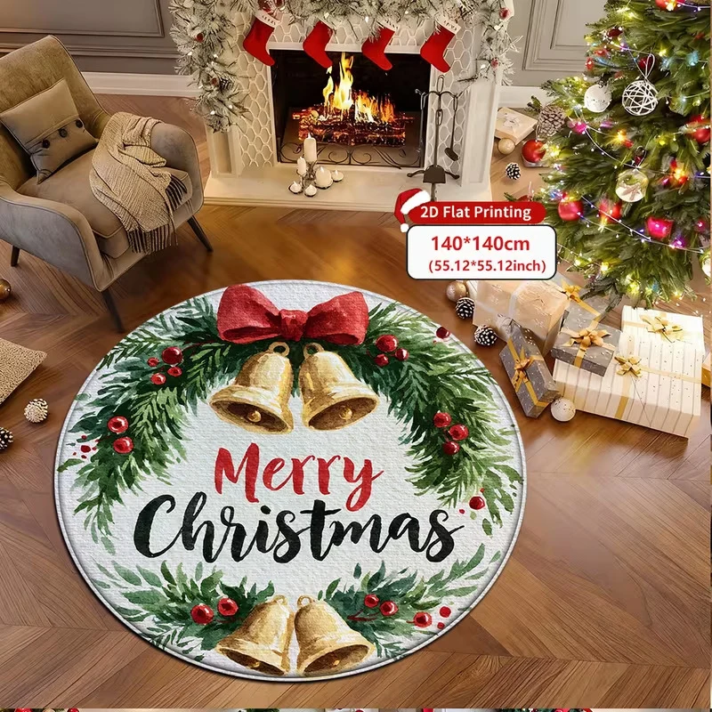 3D Christmas Theme Carpet