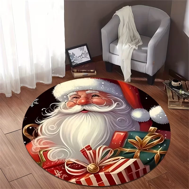 3D Christmas Theme Carpet
