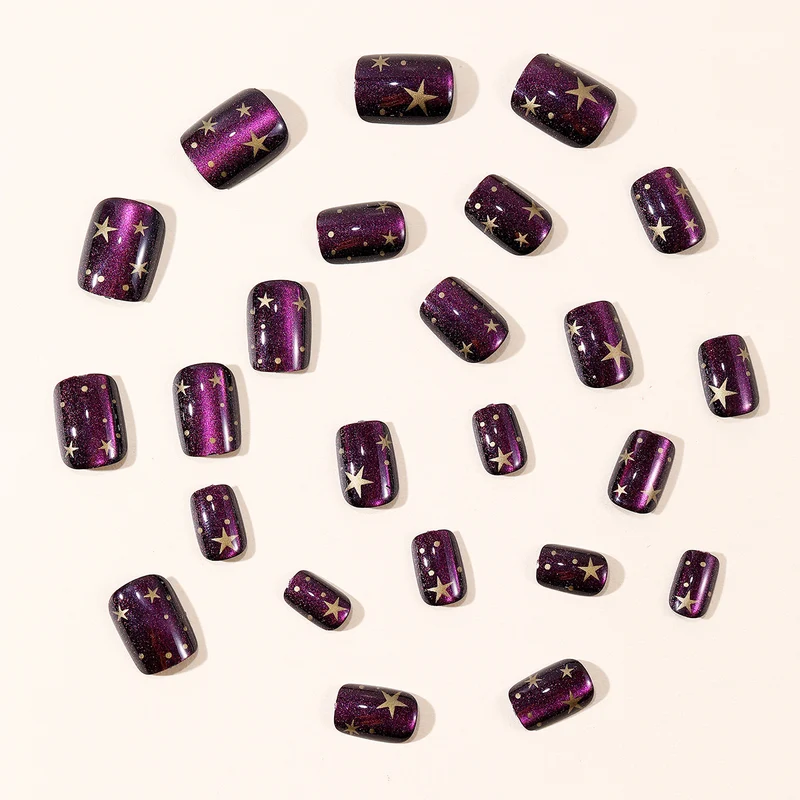 Sternenhimmel-Nageldesign Karnz