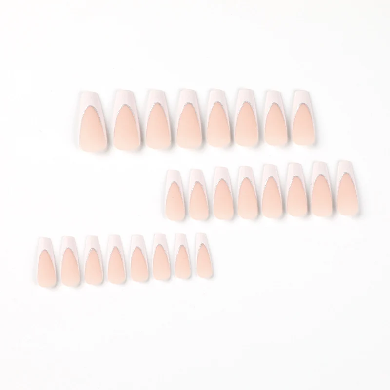Lacquered stiletto nails with glitter decoration Stornfield