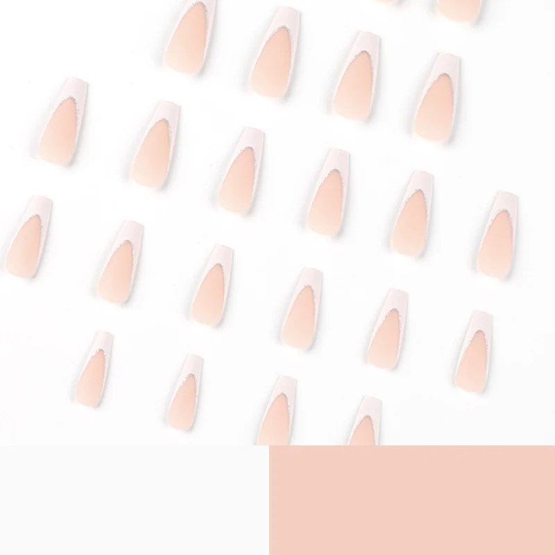 Lacquered stiletto nails with glitter decoration Stornfield