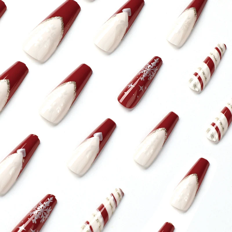 Artful Christmas nail art with festive patterns Stornfield