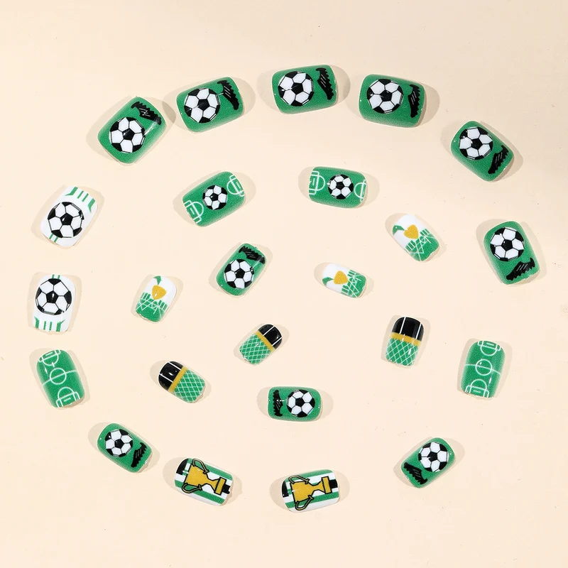 Fußball-Themen-Nagelkunst Karnz