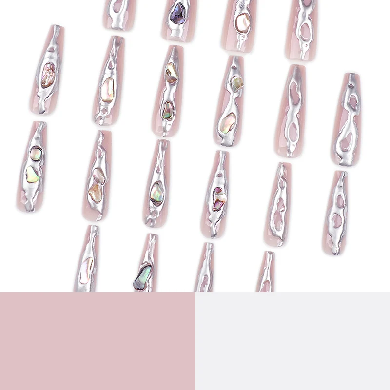 Artful Stiletto Nails with Holographic Shine Stornfield