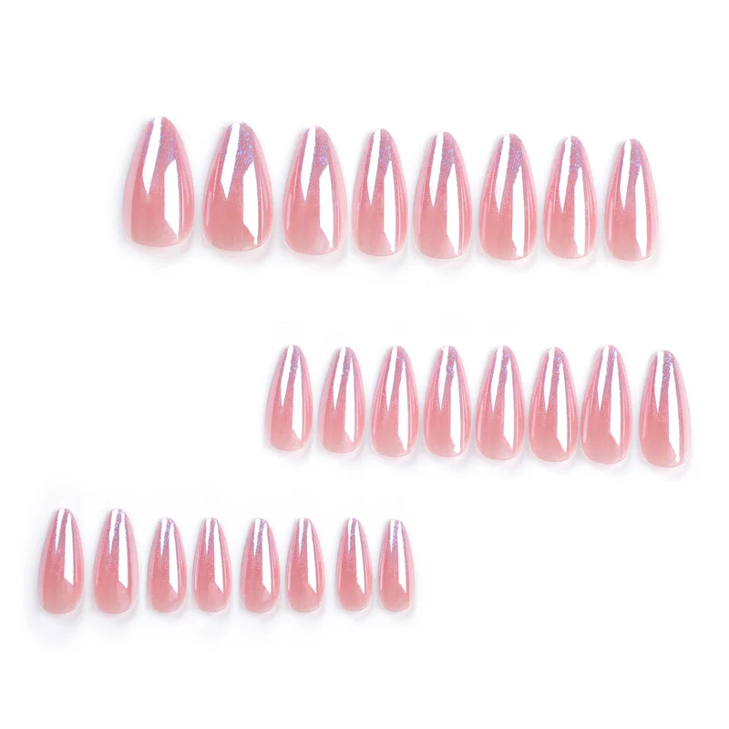 Artistic stiletto nails with glitter gradient and elegant design Stornfield