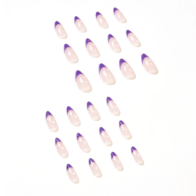 Artistic stiletto nails with glitter design Stornfield