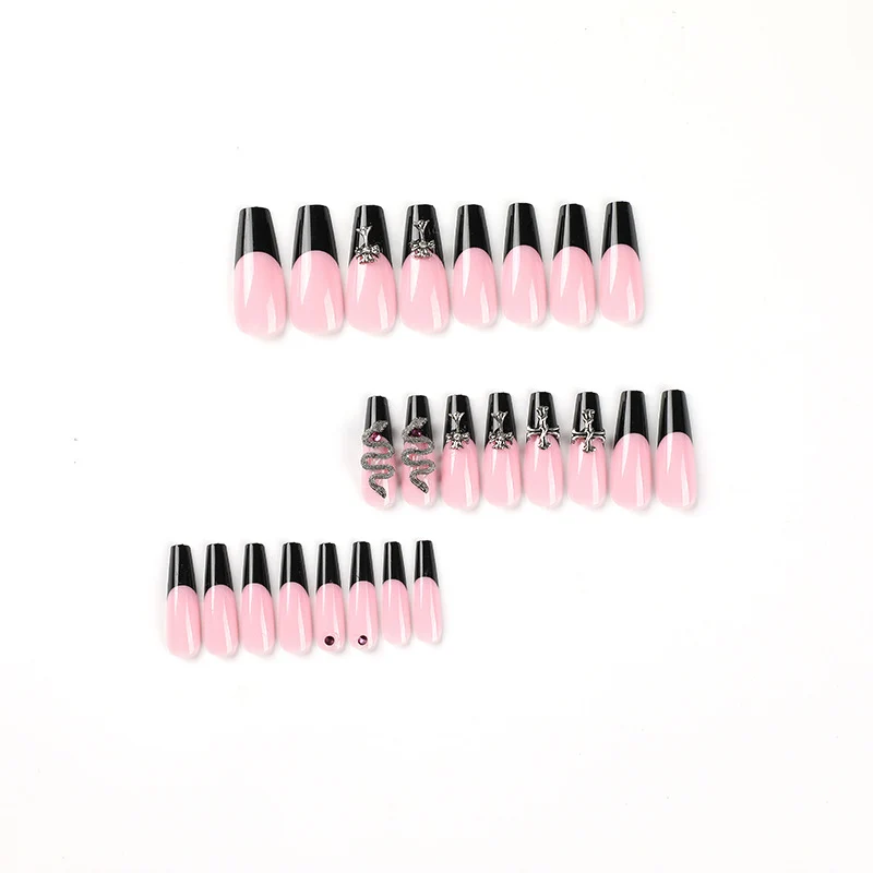 Artful stiletto nails with glitter accents and creative design Stornfield