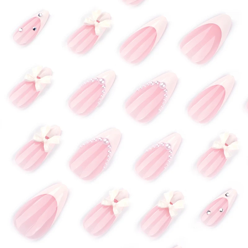 Artful stiletto nails with elegant flower embellishment Stornfield