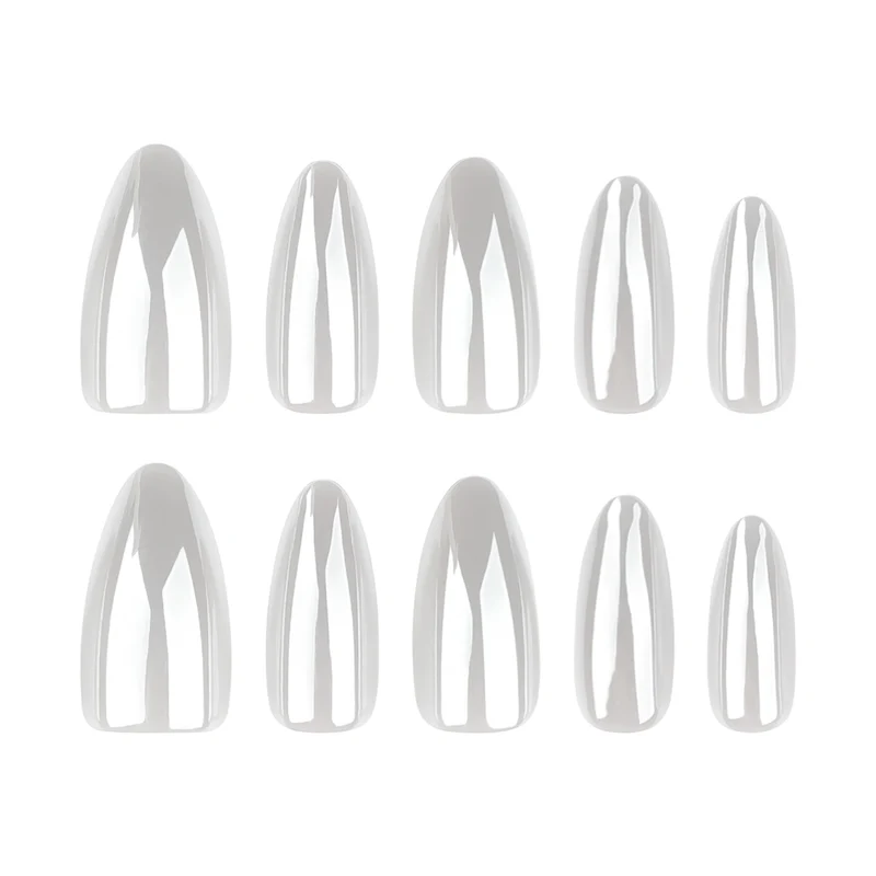 Artful stiletto nails with elegant shine details Stornfield