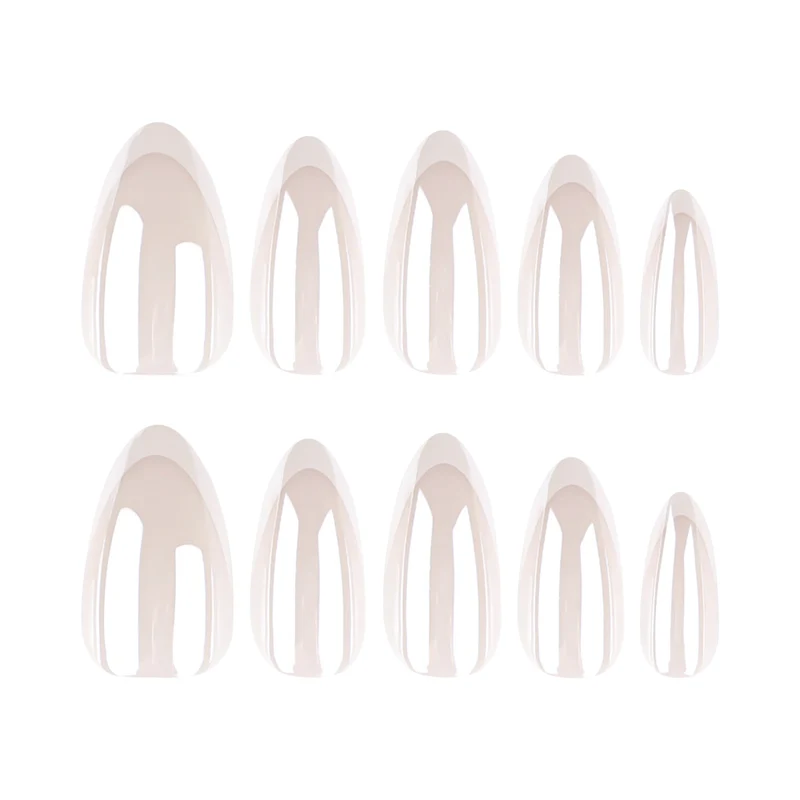 Artistic stiletto nails with elegant French tip embellishments Stornfield