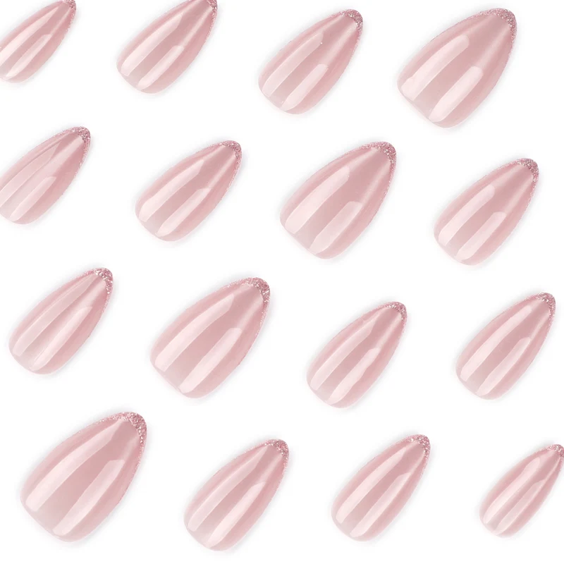 Artful stiletto nails with elegant ombre pattern Stornfield