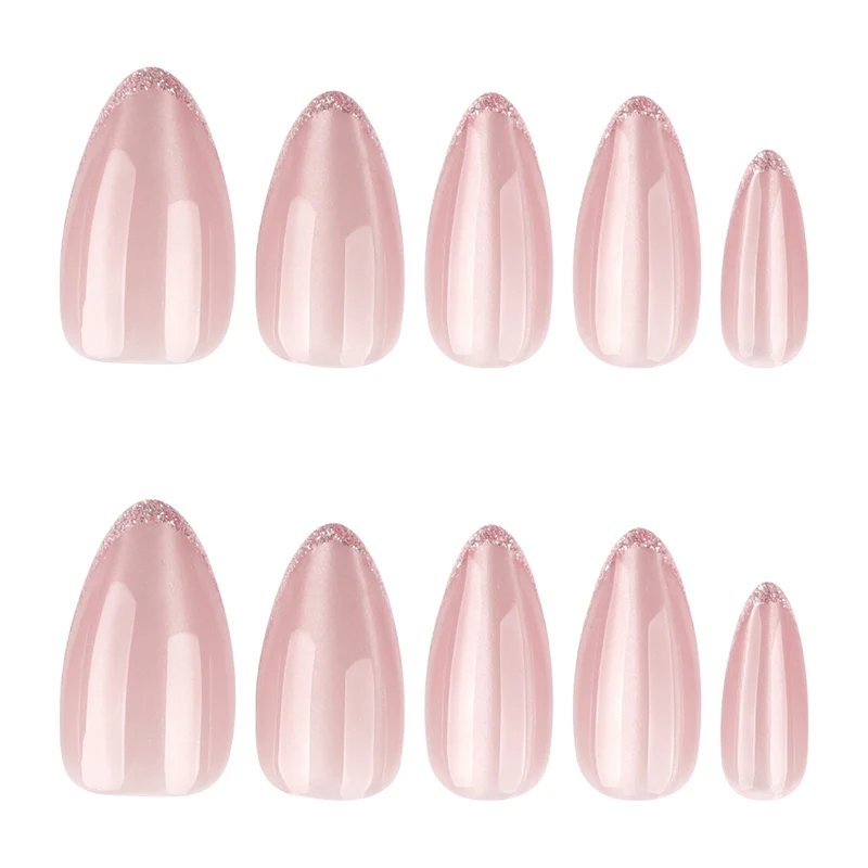 Artful stiletto nails with elegant ombre pattern Stornfield