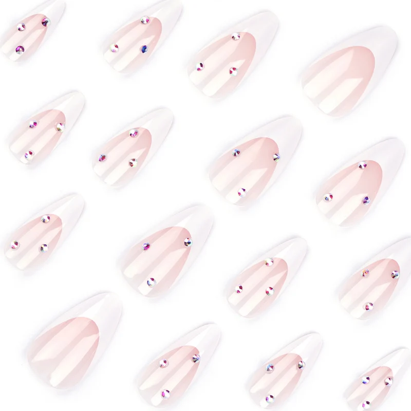 Artistic stiletto nails with elegant glitter design Stornfield