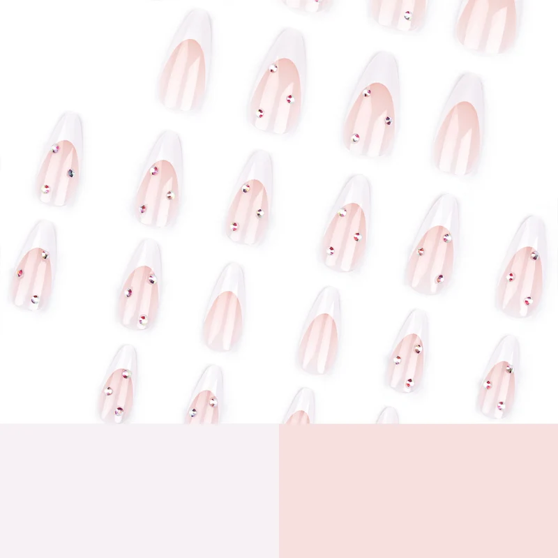 Artistic stiletto nails with elegant glitter design Stornfield