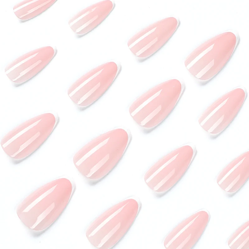 Artistic Stiletto Nails with Elegant French Tip Design Stornfield