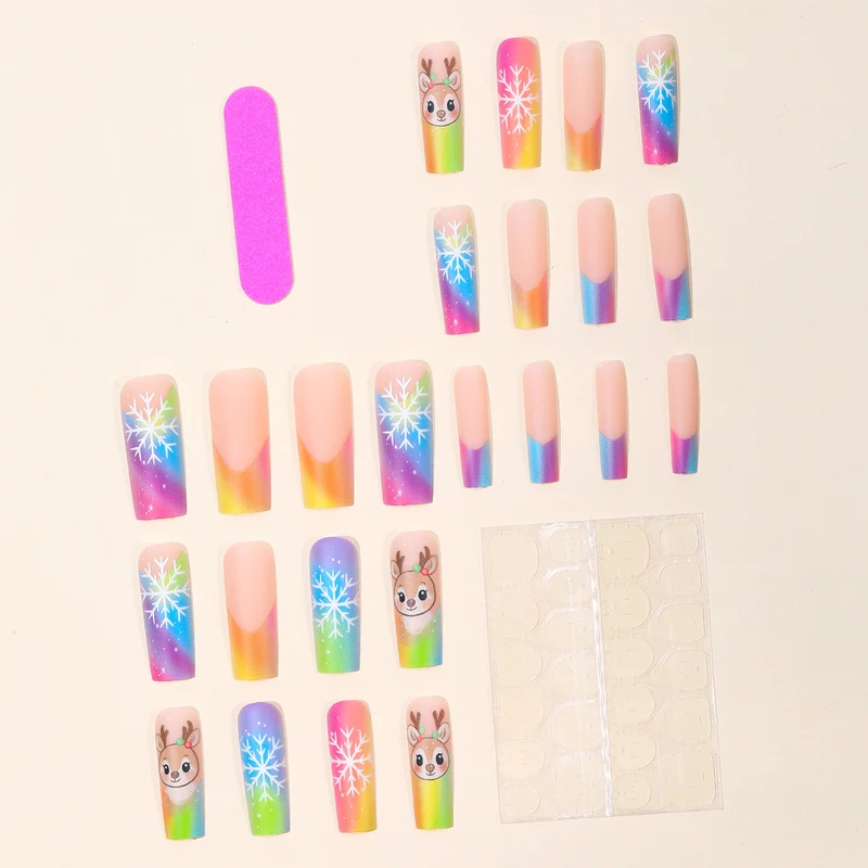 Festive Holiday Nail Art Extensions Karnz