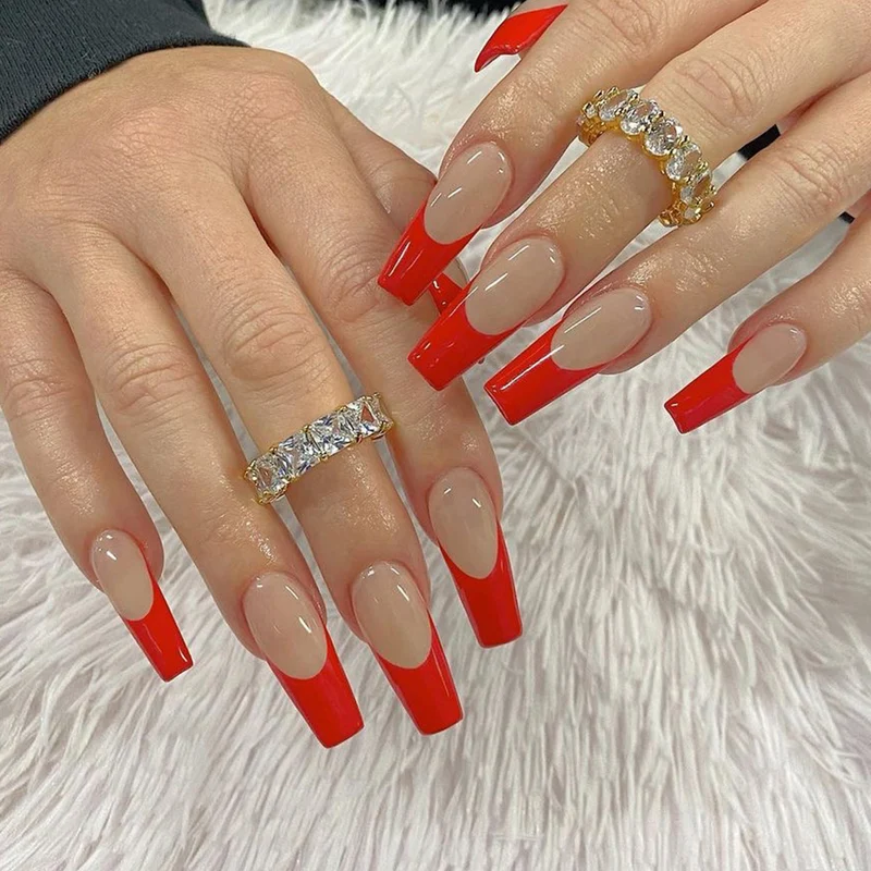 Artful stiletto nails with elegant gradient colors Stornfield