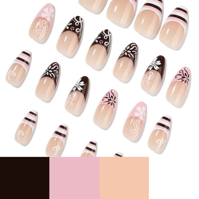 Artful stiletto nails with attractive patterns Stornfield