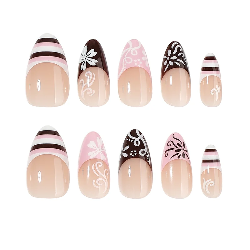 Artful stiletto nails with attractive patterns Stornfield