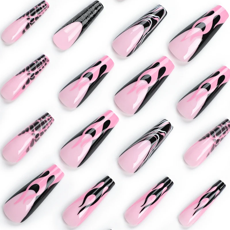 Artistic stiletto nails in modern design Stornfield