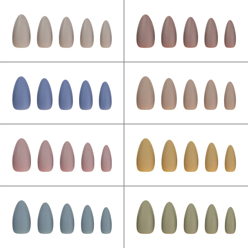 Artful stiletto nails in matte design Stornfield