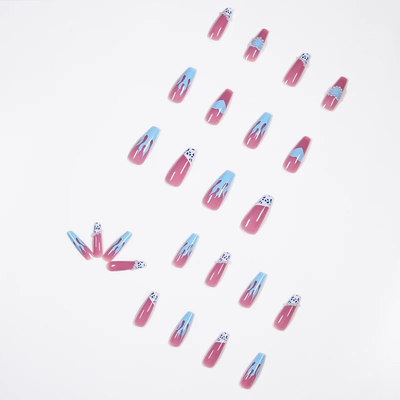 Artful stiletto nails in creative design Stornfield